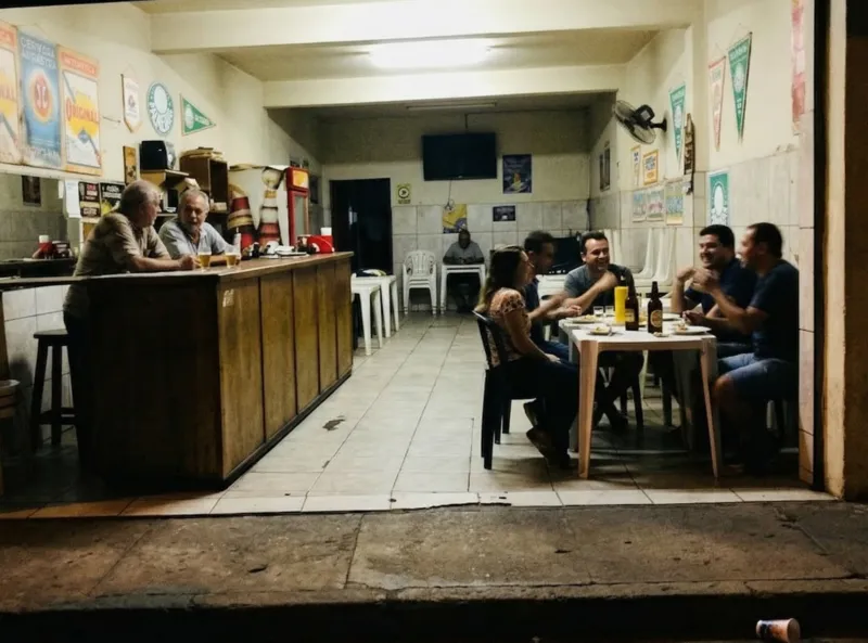 Bar do Mané com clientes